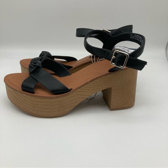 Universal Thread Valerie women’s black platform heel 7 1/2 - Picture 2 of 12